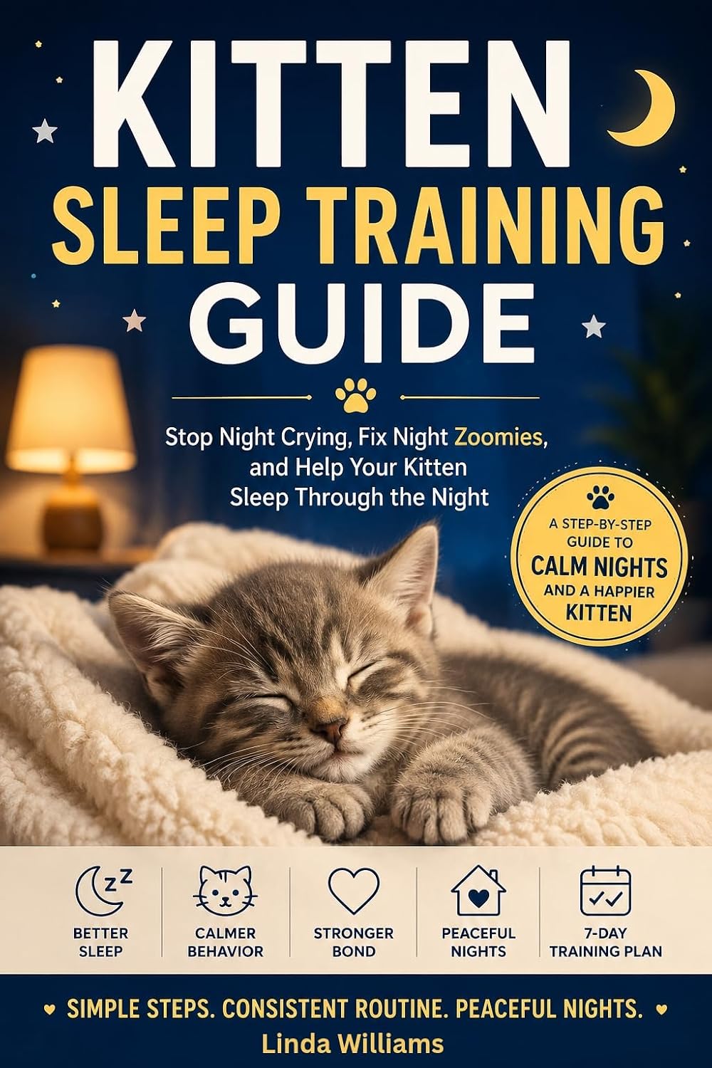 Kitten Sleep Training Guide: Stop Night Crying, Fix Night Zoomies, and Help Your Kitten Sleep Through the Night (English Edition) baixar livro de graça