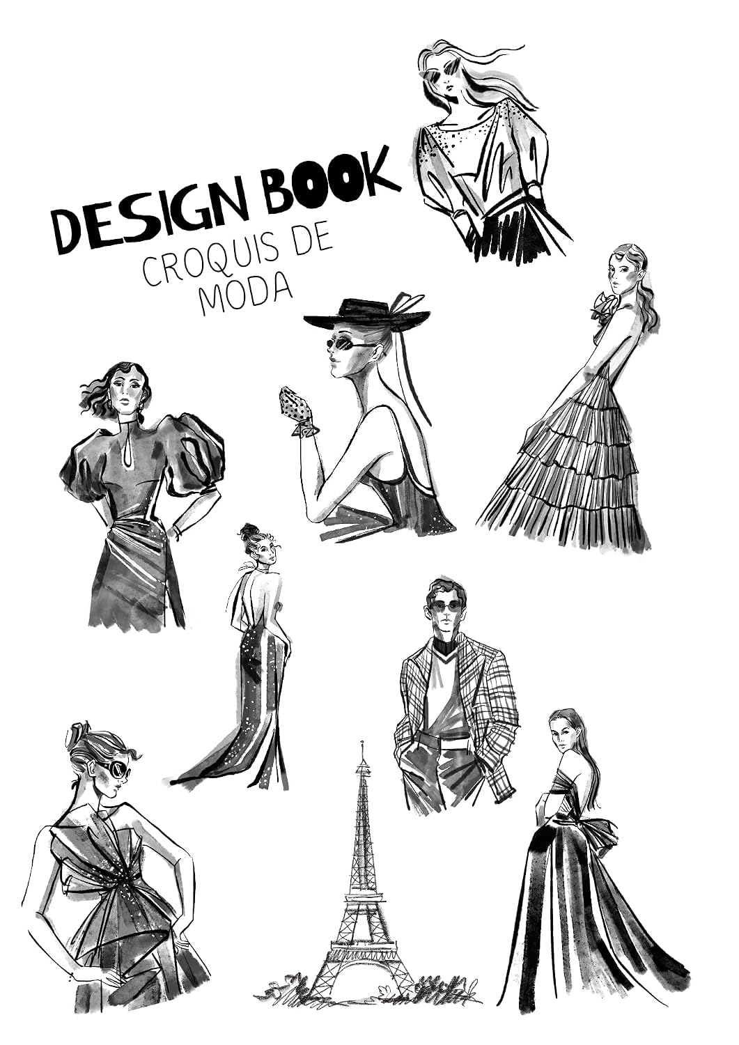 ler totalmente Croquis de moda para design