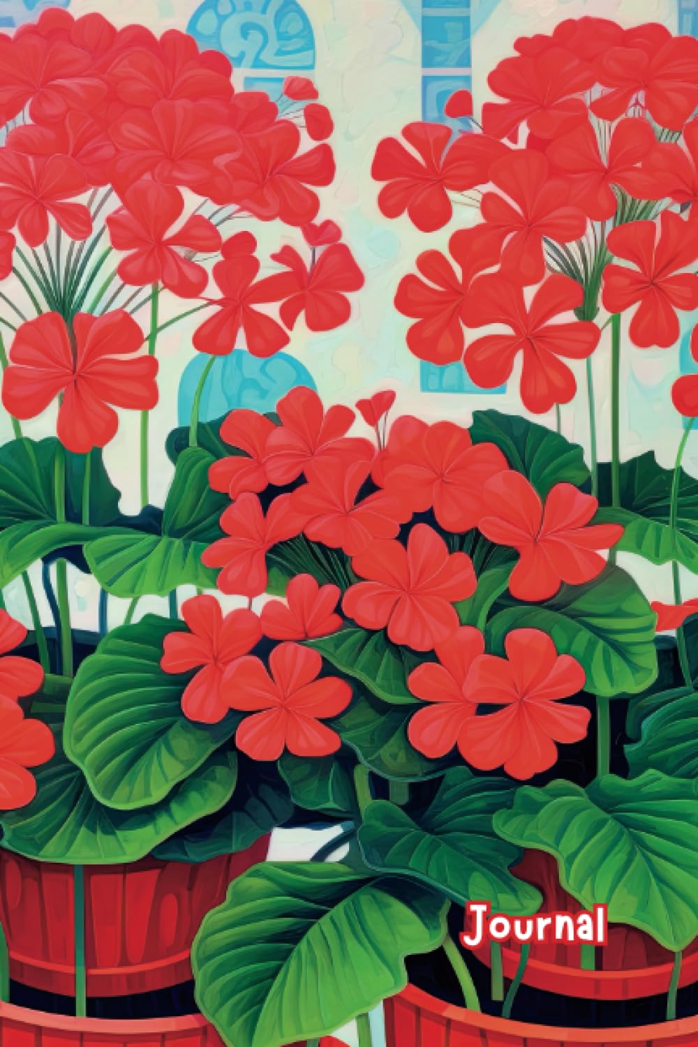 Summer Blooms: Red Geraniums: Perfect for Journaling Writing and Notetaking baixar o livro de graça