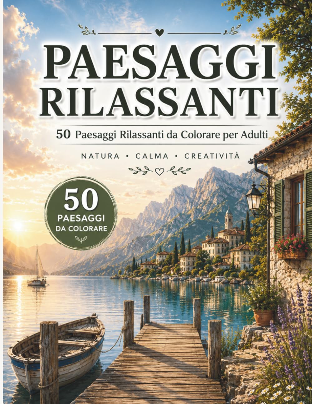 capítulo por capítulo baixar Paesaggi rilassanti: 50 Paesaggi da Colorare per Adulti - Natura, Calma e Creatività| Pagine salva colore, grande formato| Libro antistress per ritrovare pace e serenità (Italian Edition)