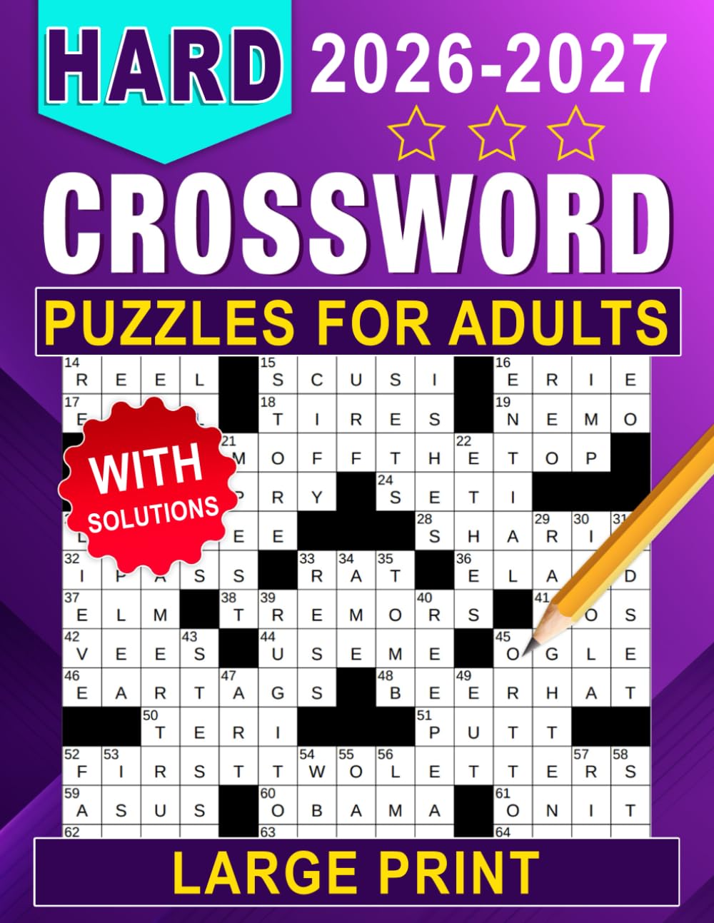 capítulo por capítulo baixar 2026-2027 Hard Crossword Puzzles for Adults Large Print: Sharper word challenges built for deep focus and satisfying breakthroughs