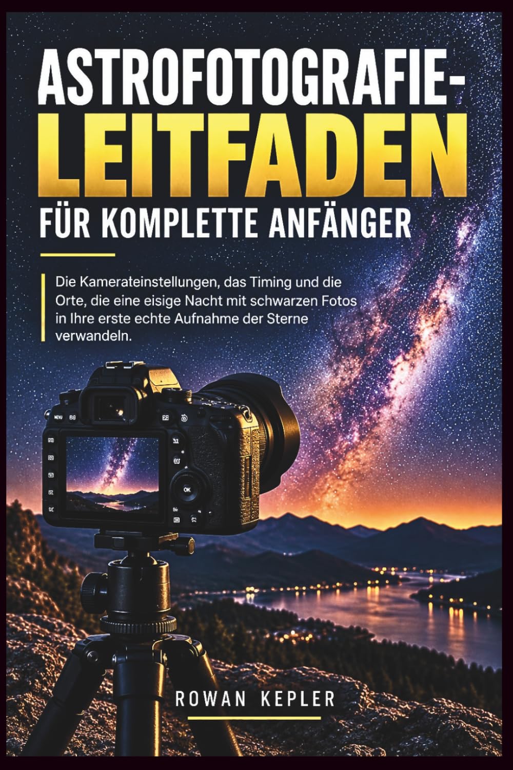 ler totalmente Astrofotografie-Leitfaden Für Komplette Anfänger: Die Kameraeinstellungen, das Timing und die Orte, die eine eisige Nacht mit schwarzen Fotos in Ihre erste echte Aufnahme der Sterne verwandeln.