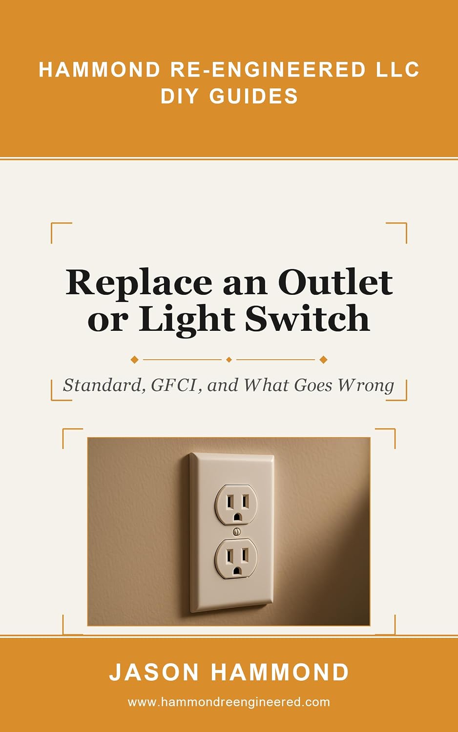 ler totalmente Replace an Outlet or Light Switch: Standard, GFCI, and What Goes Wrong (Hammond Re-Engineered DIY Guides Book 14) (English Edition)