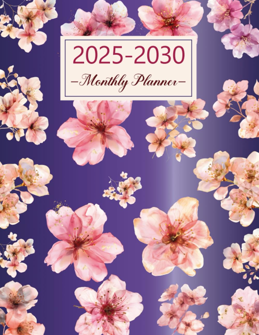 capítulo por capítulo baixar Monthly Planner 2025-2030: 6 Years (January 2025 Through December 2030) with Federal Holidays. Large Size 8,5"x11" in. Floral Cover Design