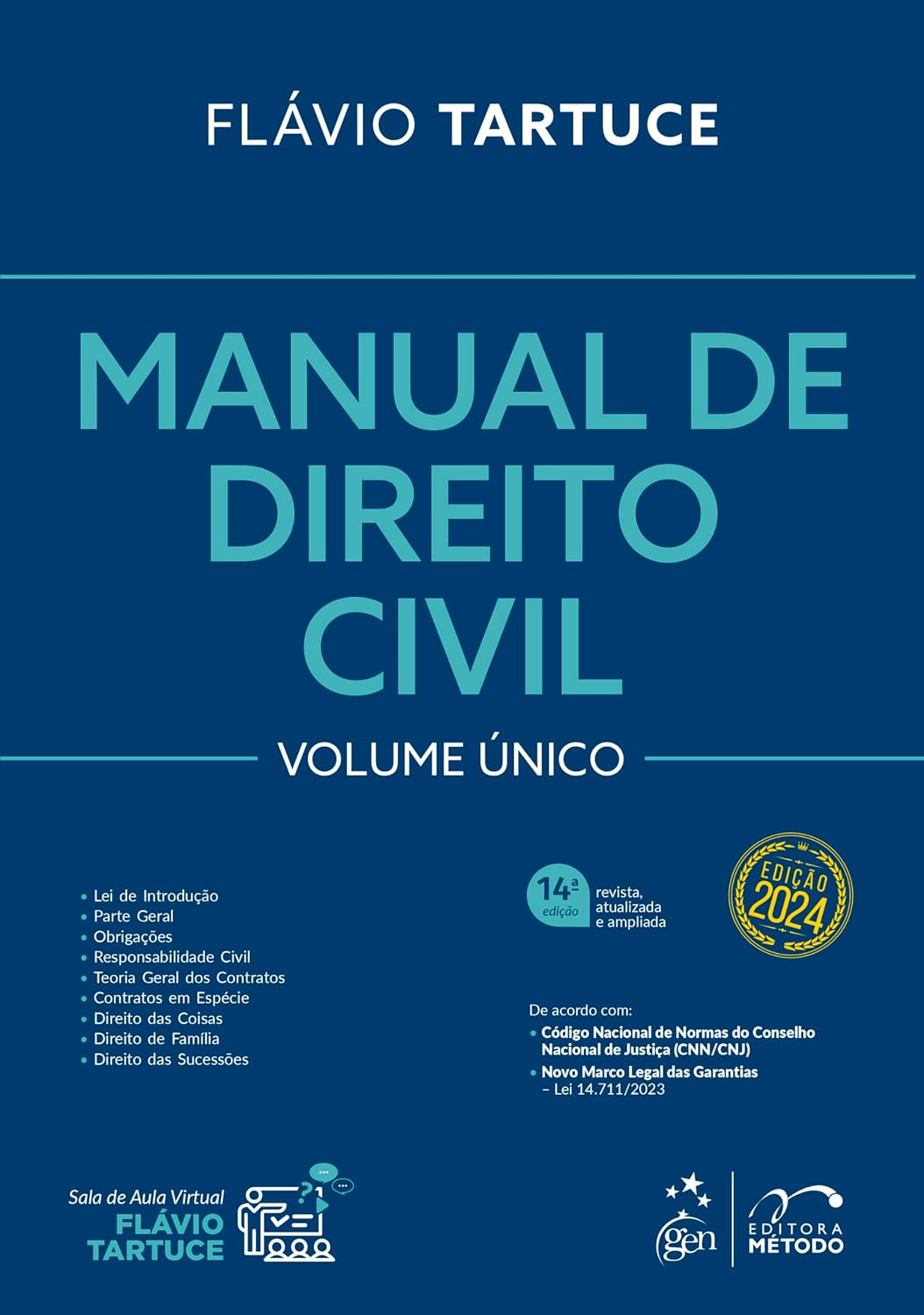ler totalmente Manual de Direito Civil - Vol. Único - 14ª Edição 2024