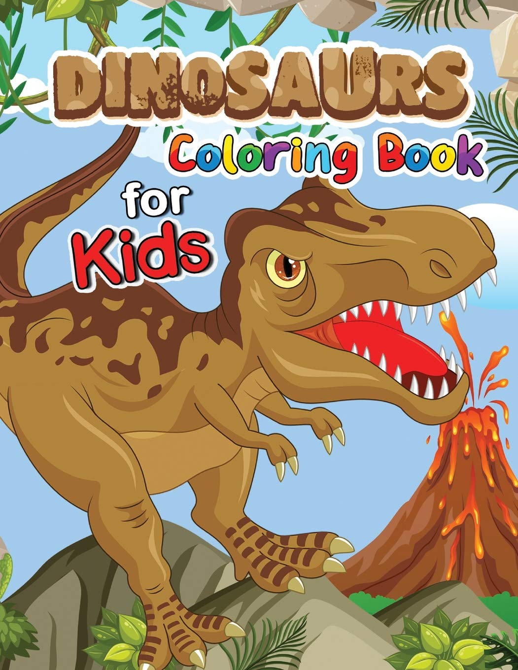 Dinosaur Coloring Book for Kids: Easy and Beautiful Dinosaur in the Fantasy world Coloring Pages baixar o livro de graça