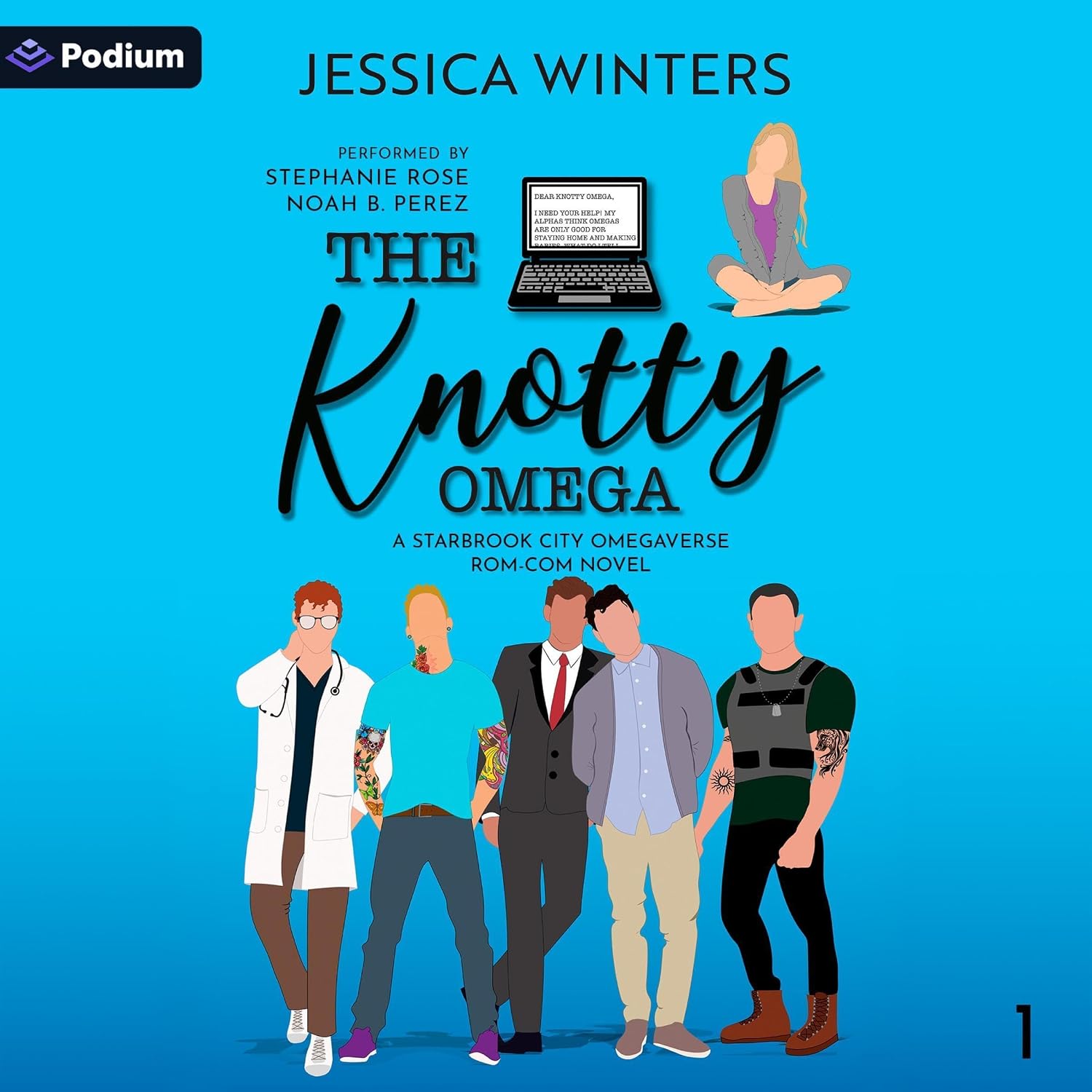 The Knotty Omega: Starbrook City Omegaverse, Book 1