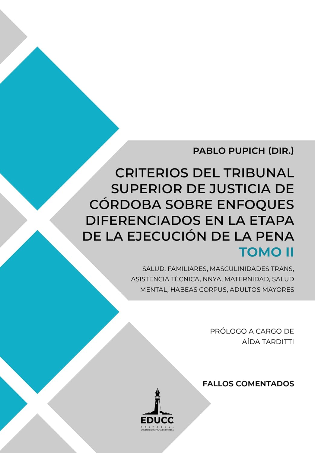Criterios del Tribunal Superior de Justicia de Córdoba sobre enfoques diferenciados en la etapa de la ejecución de la pena: Salud, familiares, masculinidades... mayores (Derecho nº 2) (Spanish Edition) baixar o livro de graça