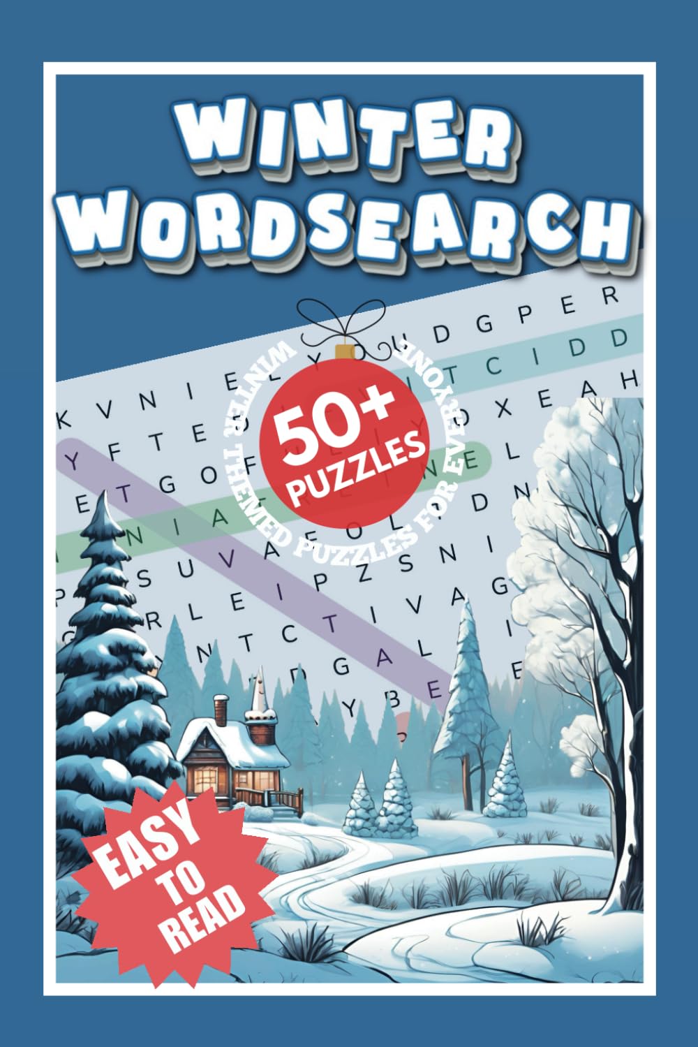ler totalmente Winter WORD SEARCH BOOK Large Print: A Winter Themed Word Find for easy readability 50+ puzzles — perfect for Adults, Seniors and Teens or anyone who enjoys a comfortable puzzle experience