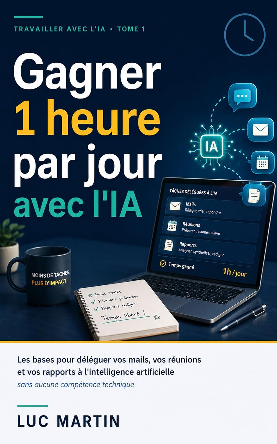 capítulo por capítulo baixar Gagner 1 heure par jour avec l'IA: Les bases pour déléguer vos mails, vos réunions et vos rapports à l'intelligence artificielle - sans aucune compétence... (Travailler avec l'IA) (French Edition)