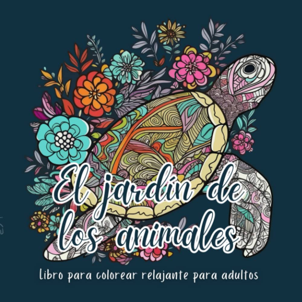 ler totalmente El jardín de los animales - Libro para colorear relajante para adultos: 45 ilustraciones de animales de pelaje florido y aspecto fantástico - Un libro... la majestuosa fauna salvaje (Spanish Edition)