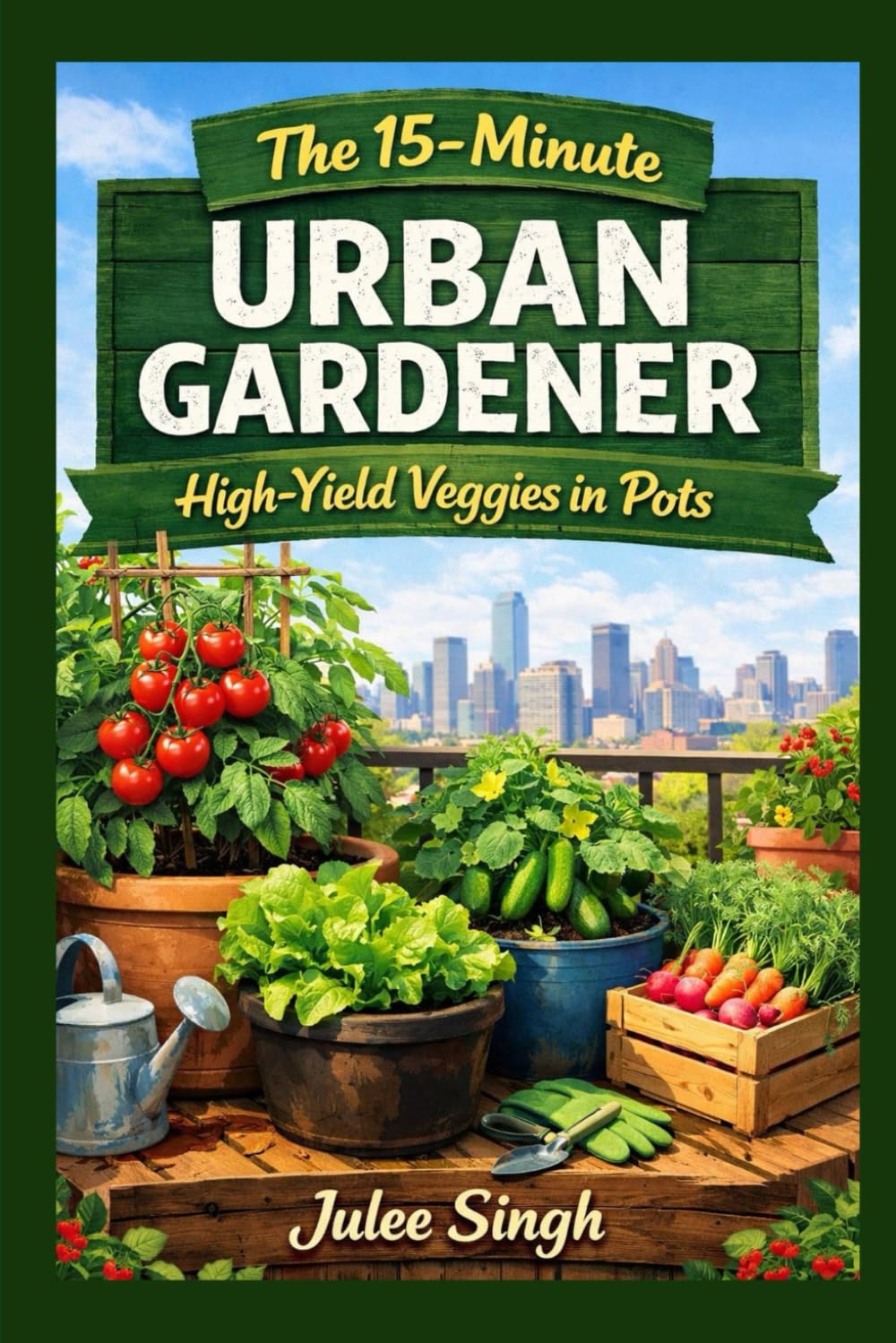 The 15-Minute Urban Gardener: High-Yield Veggies in Pots baixar o livro de graça