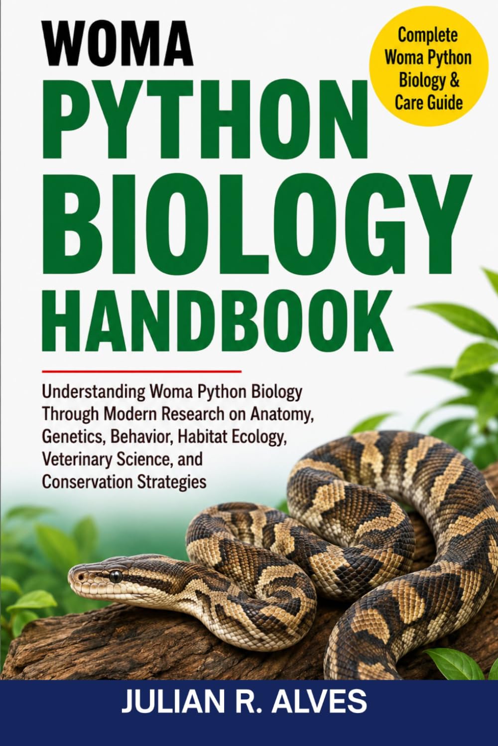 Woma Python Biology Handbook: Understanding Woma Python Biology Through Modern Research on Anatomy, Genetics, Behavior, Habitat Ecology, Veterinary Science, and Conservation Strategies baixar livro de graça