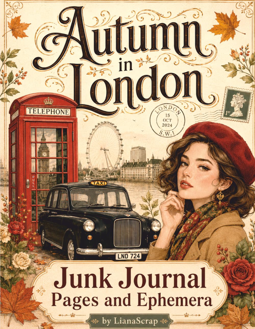 Autumn in London: Junk Journal Pages and Ephemera baixar livro de graça