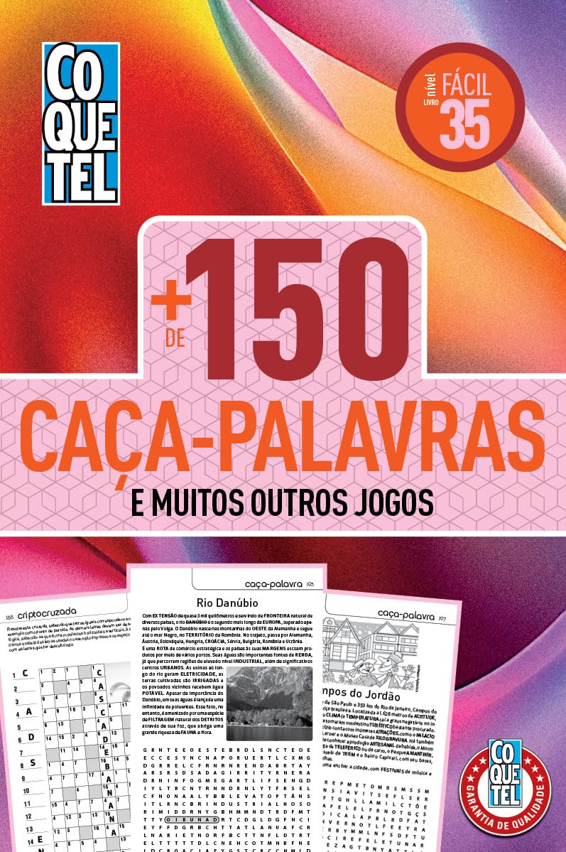Livro Coquetel + 150 Caça-Palavras 35: Nível Fácil baixar livro de graça
