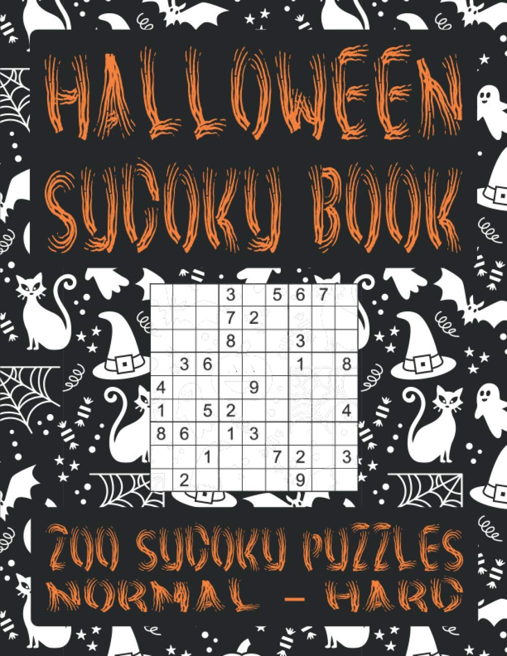 Halloween Sudoku Book: 200 Sudoku Puzzles: Normal - Hard baixar livro de graça