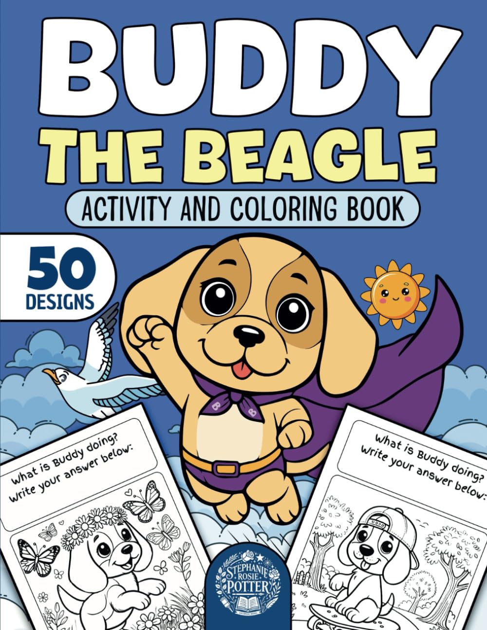 capítulo por capítulo baixar Buddy The Beagle: Activity And Coloring Book: 50 Super Cute Illustrations With Thick Lines, Simple And Big Designs For Stress Relief, Relaxation And... The Beagle - Adventures Coloring Books)