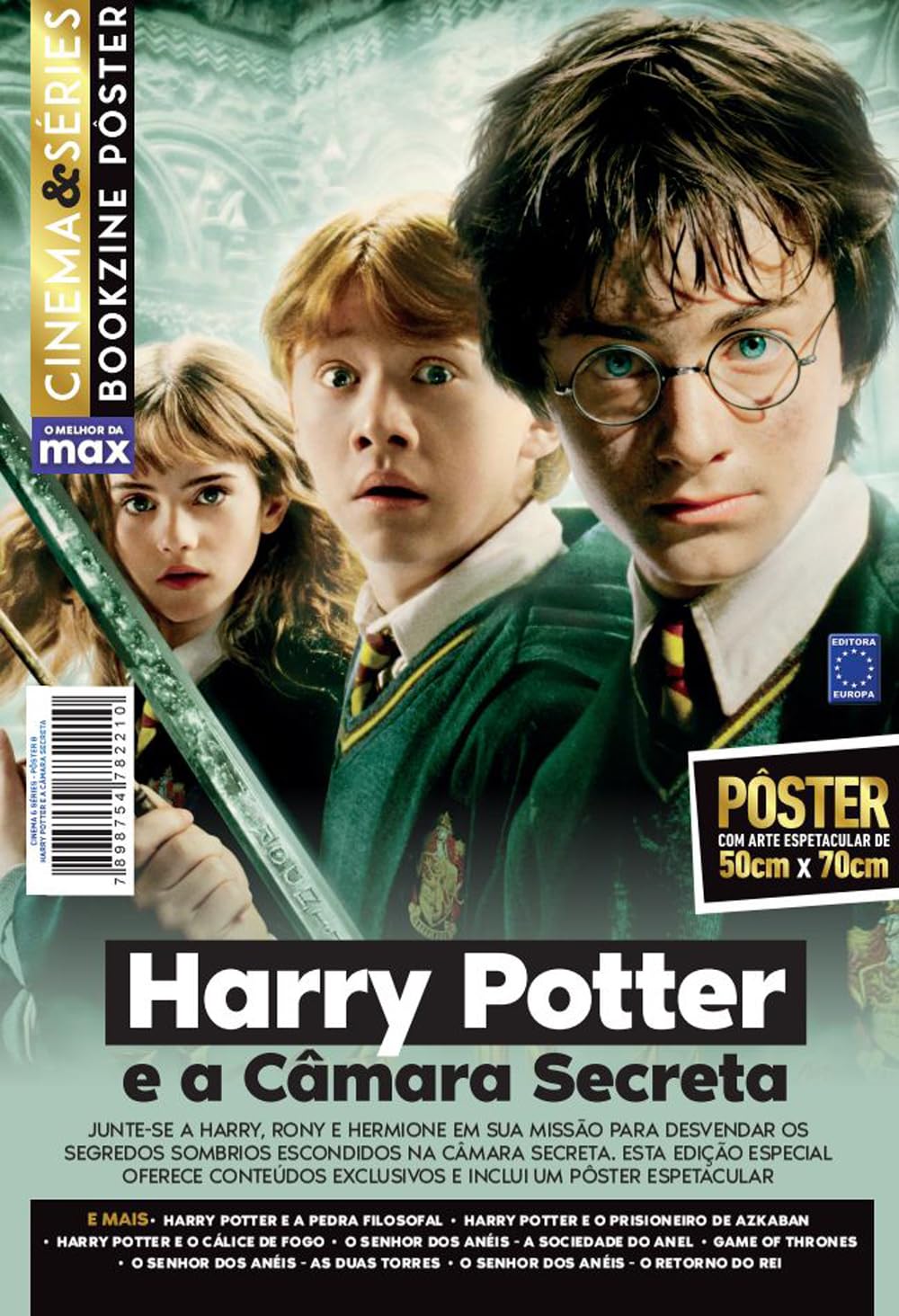 ler totalmente Harry Potter e a Câmara Secreta - Superpôster Cinema e Séries