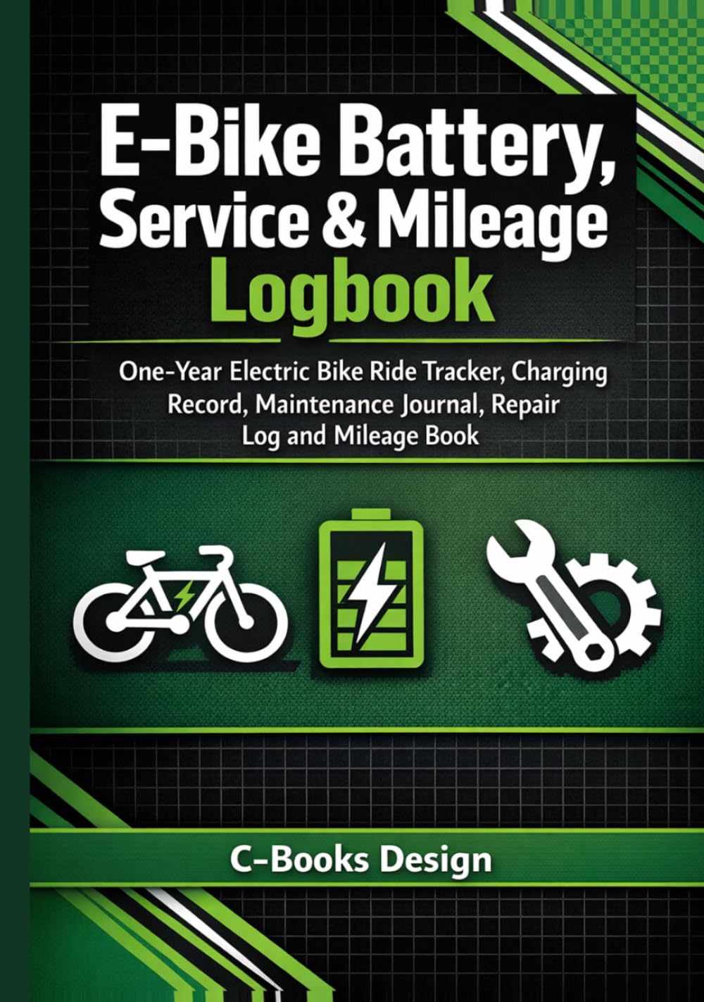 capítulo por capítulo baixar E-Bike Battery, Service & Mileage Logbook: One-Year Electric Bike Ride Tracker, Charging Record, Maintenance Journal, Repair Log and Mileage Book I 7" x 10"