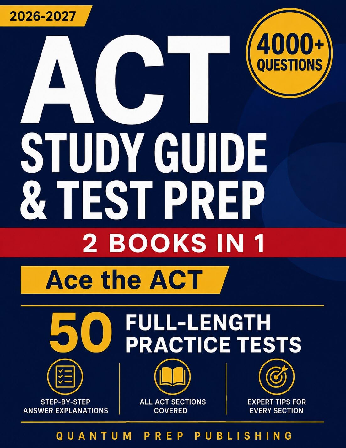 ler totalmente ACT Study Guide & Test Prep [2 in 1]: The Ultimate All-in-One Study System to Ace the ACT with Exam-Ready Practice Questions, Full-Length Practice Tests,... Explanations (English Edition)