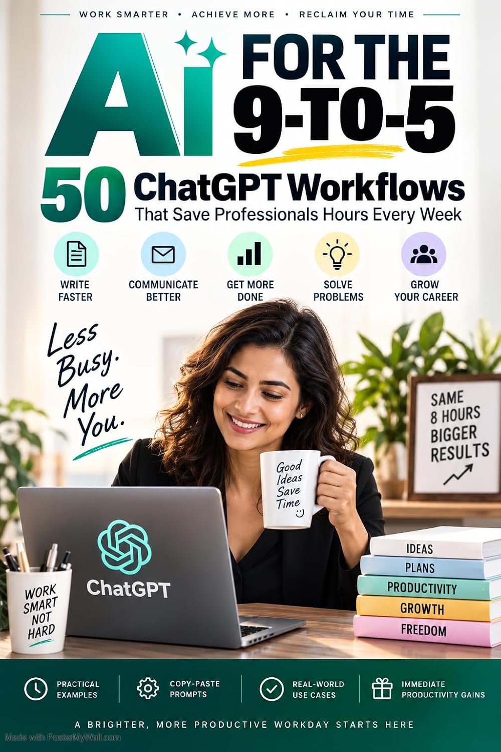 AI for the 9-to-5: 50 ChatGPT Workflows That Save Professionals Hours Every Week (English Edition) baixar o livro de graça