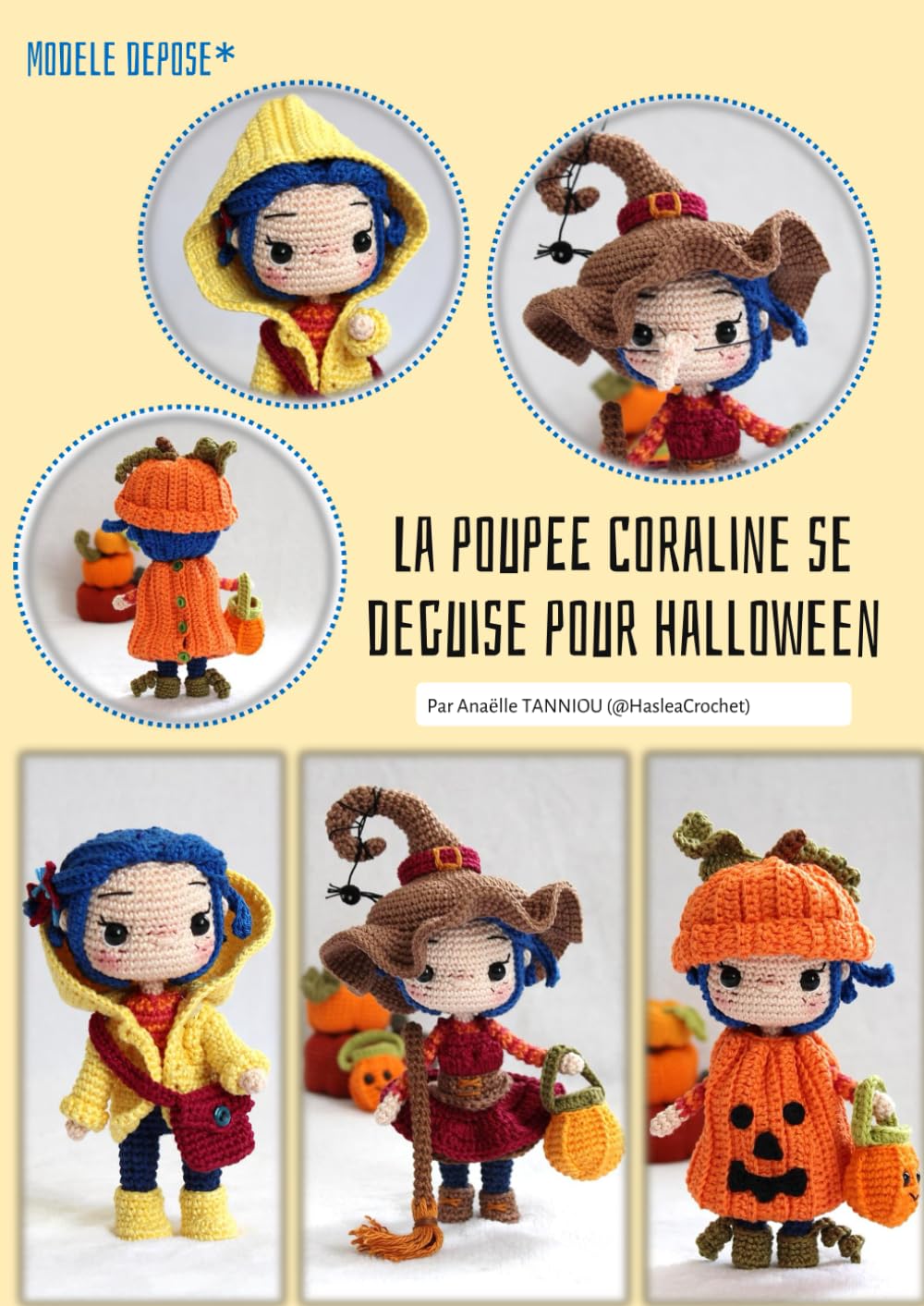 capítulo por capítulo baixar La poupée Coraline se déguise pour Halloween: Tutoriel de poupée au crochet (French Edition)