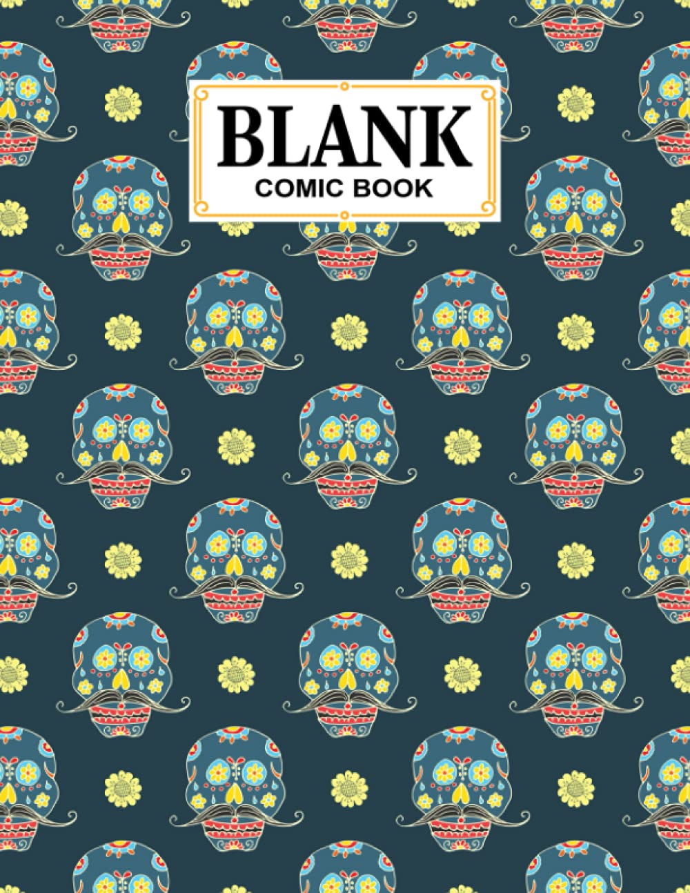capítulo por capítulo baixar Blank Comic Book: Skull Cover, Create Your Own Story, Journal, Notebook, Sketchbook for Kids and Adults, 120 Pages - Size 8.5" x 11" Notebook by Hans-Peter Lemke