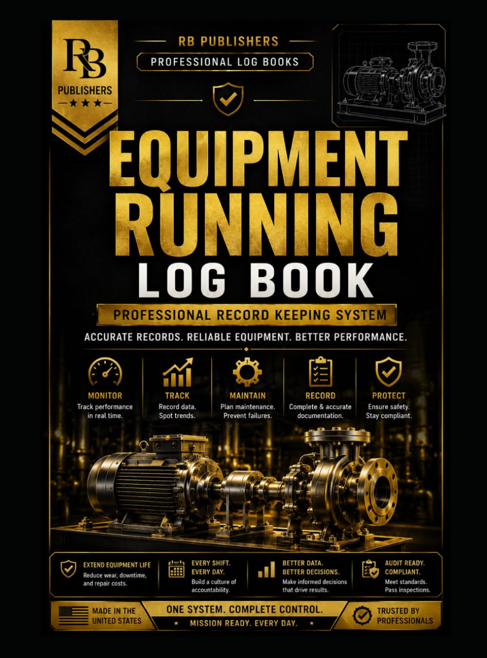capítulo por capítulo baixar Equipment Running Log Book: Professional Register for Recording Equipment Operation, Running Hours, Performance Parameters, Inspection Checklists,... History, and Daily Operational Records