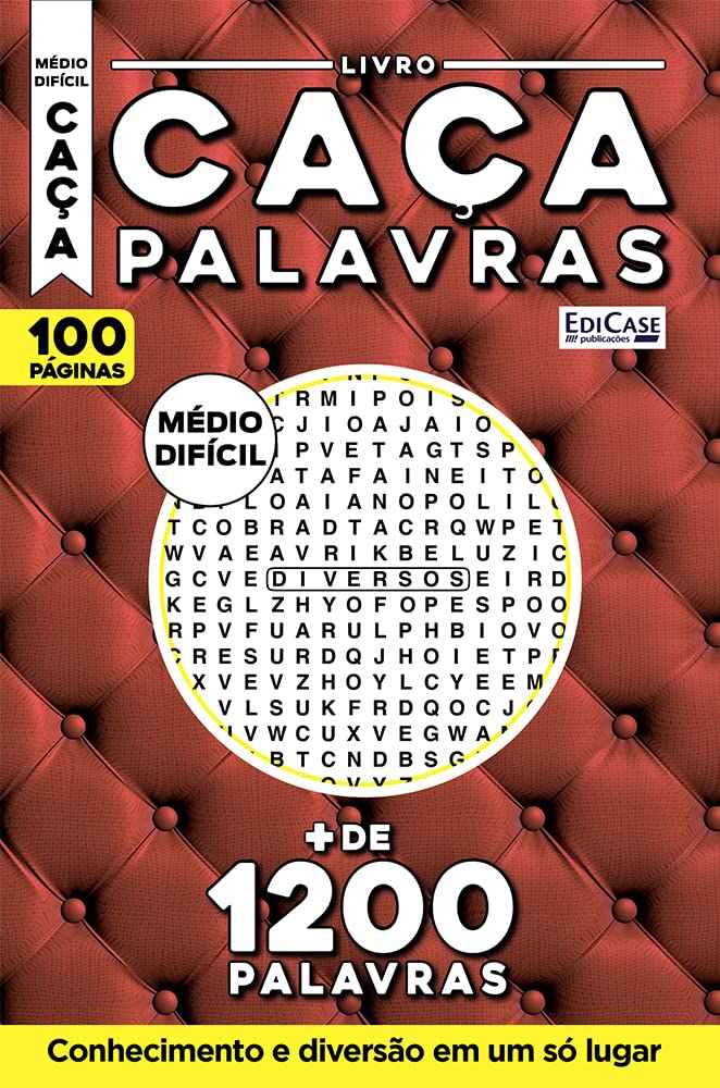 ler totalmente Livro Caça-Palavras 22: Nível Médio/ Difícil - Conhecimento e diversão em um só lugar
