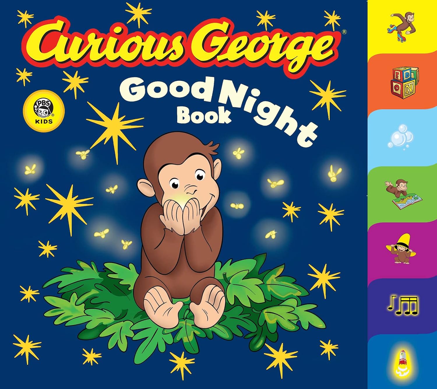 Curious George Good Night Book: A Tabbed Board Book: A Delightful Bedtime Board Book with Everyone's Favorite Curious Monkey