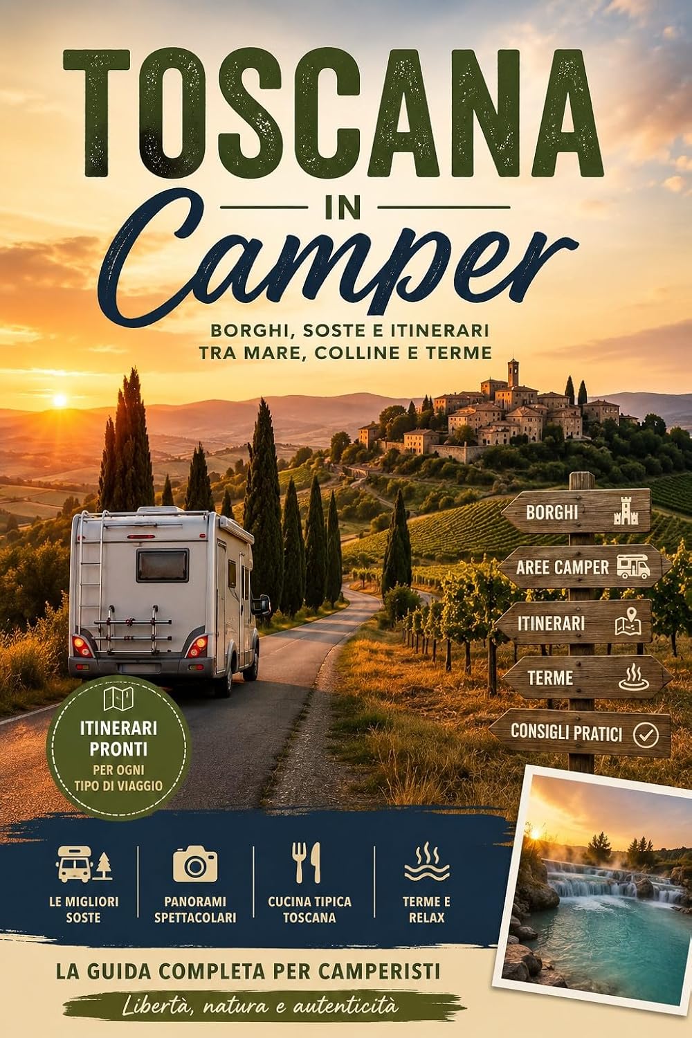 Toscana in Camper: Borghi, soste e itinerari tra mare, colline e terme (Italian Edition) baixar o livro de graça