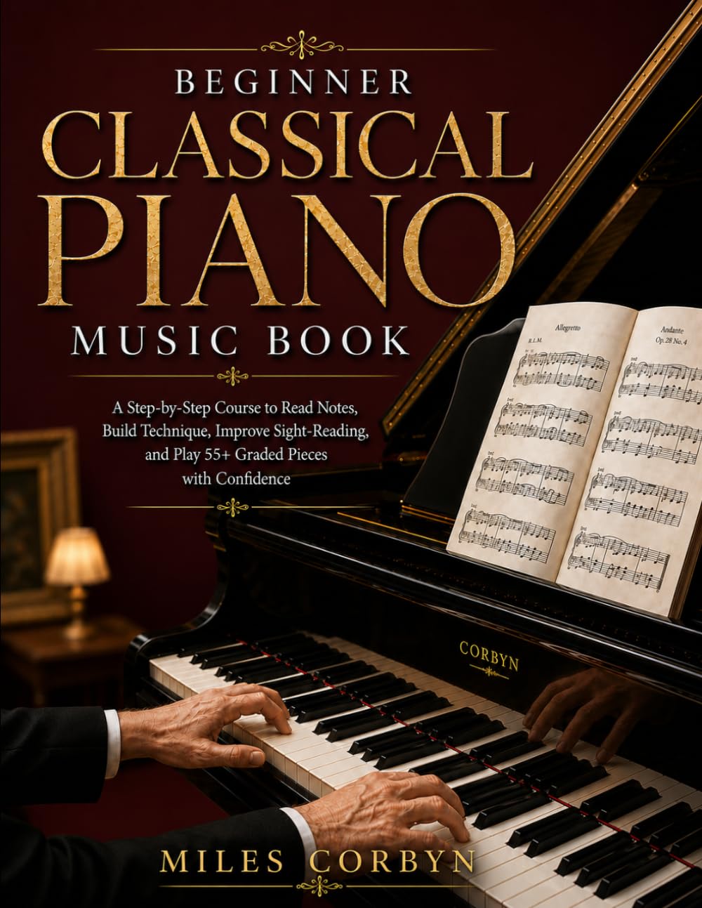capítulo por capítulo baixar Beginner Classical Piano Music Book: A Step-by-Step Course to Read Notes, Build Technique, Improve Sight-Reading, and Play 55+ Graded Pieces with Confidence