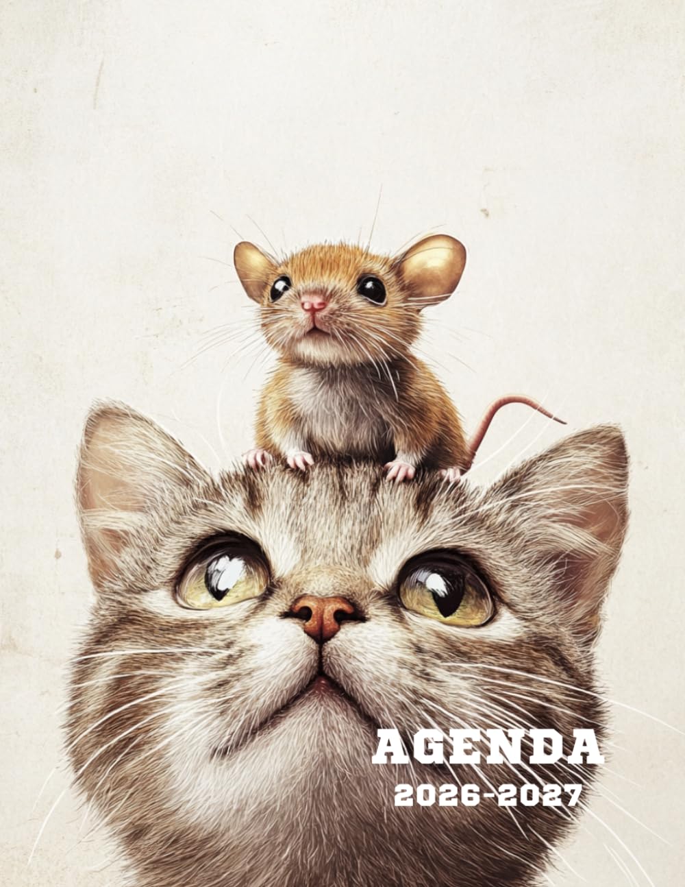 ler totalmente Agenda scolaire 2026-2027: Journalier, 1 page par jour, Format 17x22 cm, couverture souple, 283 pages sur papier crème 90gr/m², Chat Souris (French Edition)