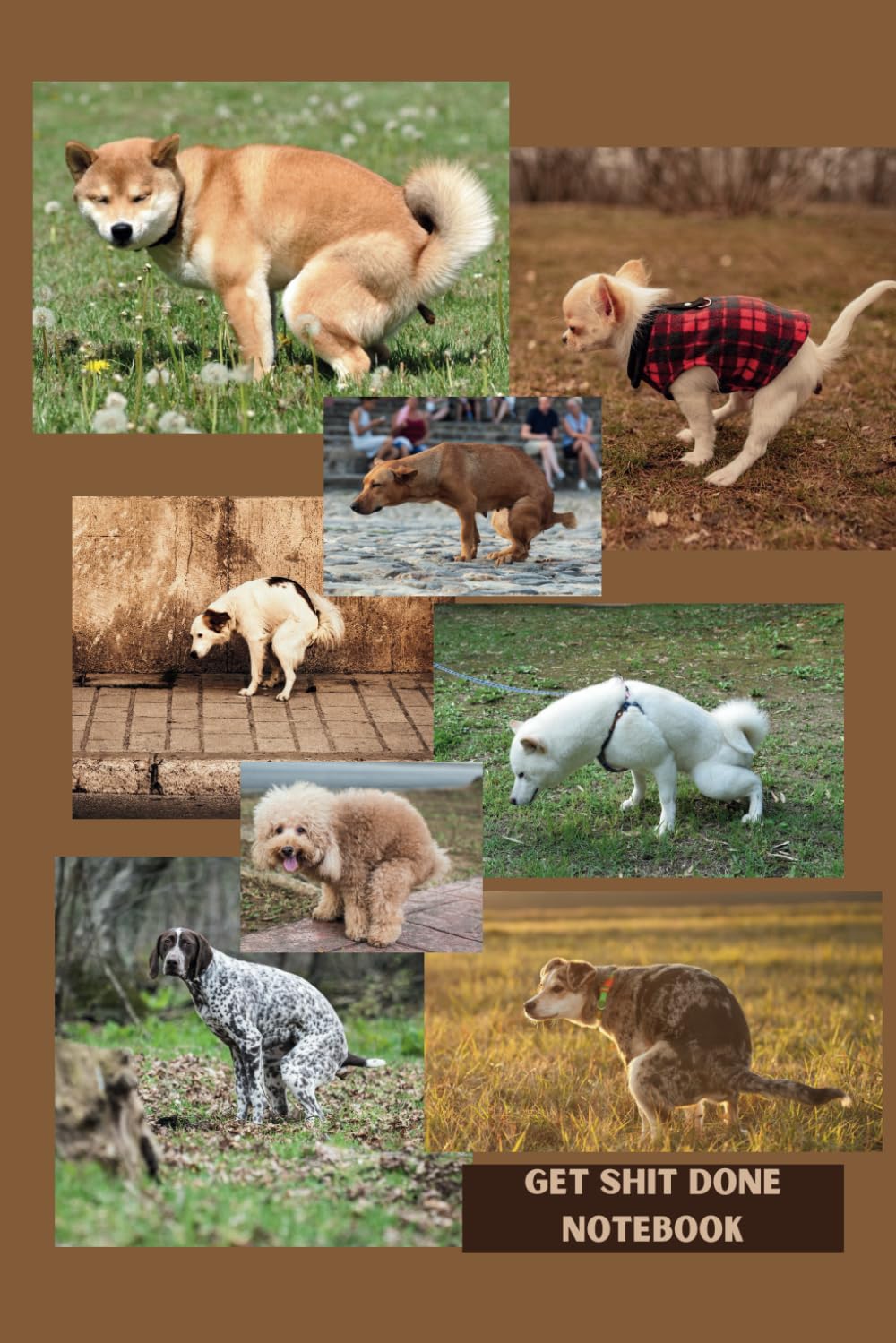 capítulo por capítulo baixar Paperback Notebook/Pooping Dogs / 6X9 / 80 Lined Pages: Get Shit Done Blank Lined Logbook