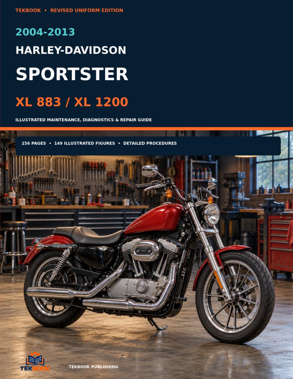 capítulo por capítulo baixar Harley-Davidson Sportster XL 883 / XL 1200: 2004–2013: Illustrated Maintenance, Diagnostics & Repair Guide (TEKBOOK Motorcycle Workshop Manuals)