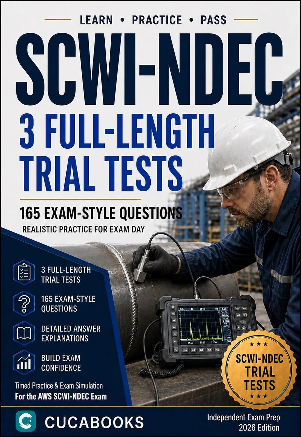 ler totalmente SCWI-NDEC: 3 Full-Length Trial Tests: 165 Exam-Style Questions with Answer Key and Study Notes (English Edition)