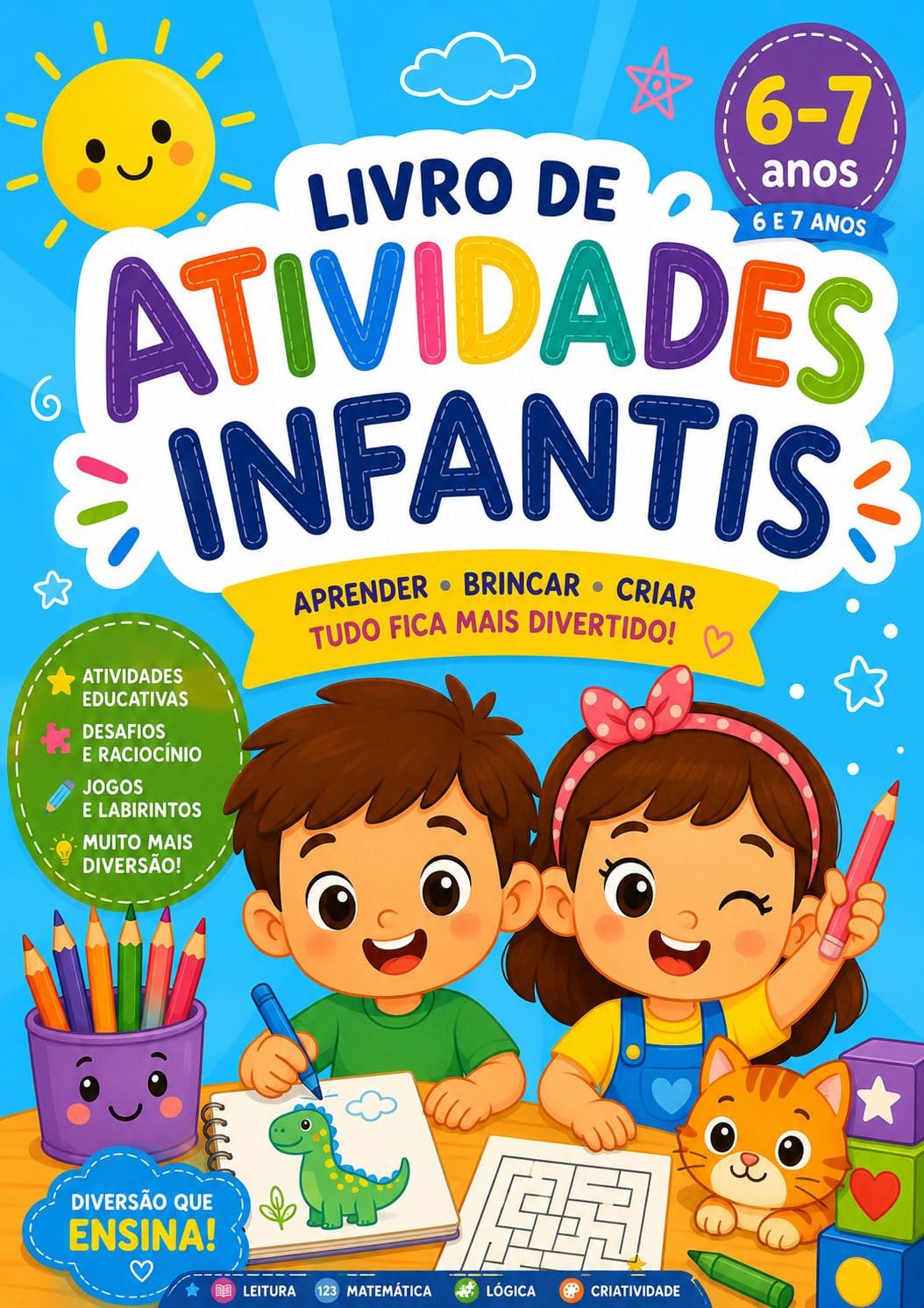 ler totalmente Livro de Atividades Infantis – 6 a 7 Anos