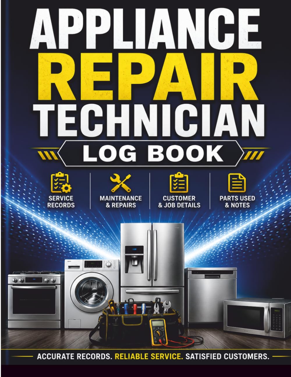 ler totalmente Appliance Repair Technician Log Book: Professional Service Call, Maintenance, Repair Diagnosis, Parts Tracking & Customer Record Book for Appliance Repair Technicians and Service Businesses