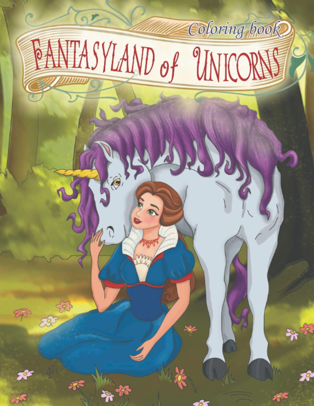 capítulo por capítulo baixar FANTASYLAND OF UNICORNS: Coloring book