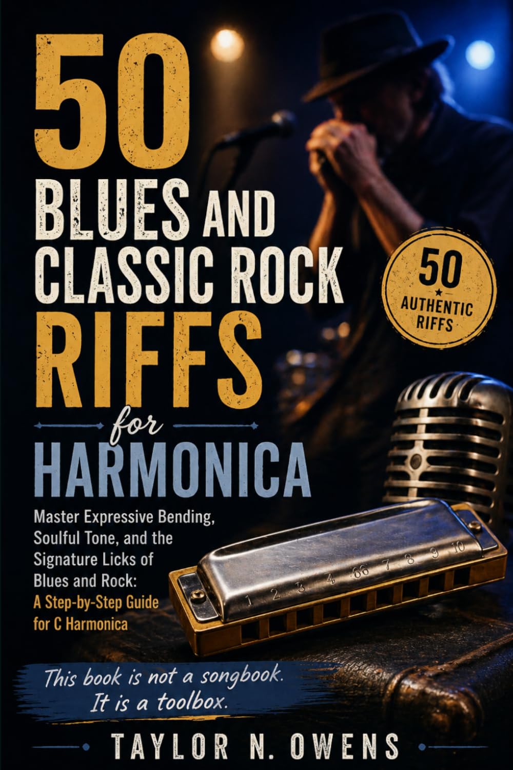capítulo por capítulo baixar 50 BLUES AND CLASSIC ROCK RIFFS FOR HARMONICA: Master Expressive Bending, Soulful Tone, and the Signature Licks of Blues and Rock: A Step-by-Step Guide for C Harmonica