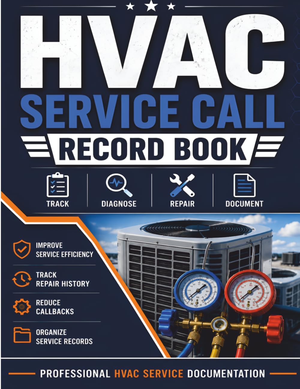 ler totalmente HVAC Service Call Record Book: Professional HVAC Job Tracking, Repair & Maintenance Log