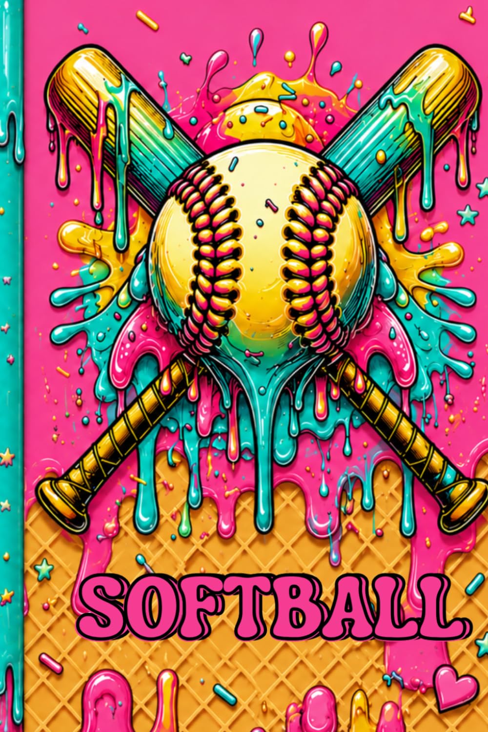 capítulo por capítulo baixar Sweet on Softball: Softball Notebook: Fun Lined Journal for Girls • Softball Gift • Cute Ice Cream Design • 120 Pages for Notes, School, Practice, Journaling & More
