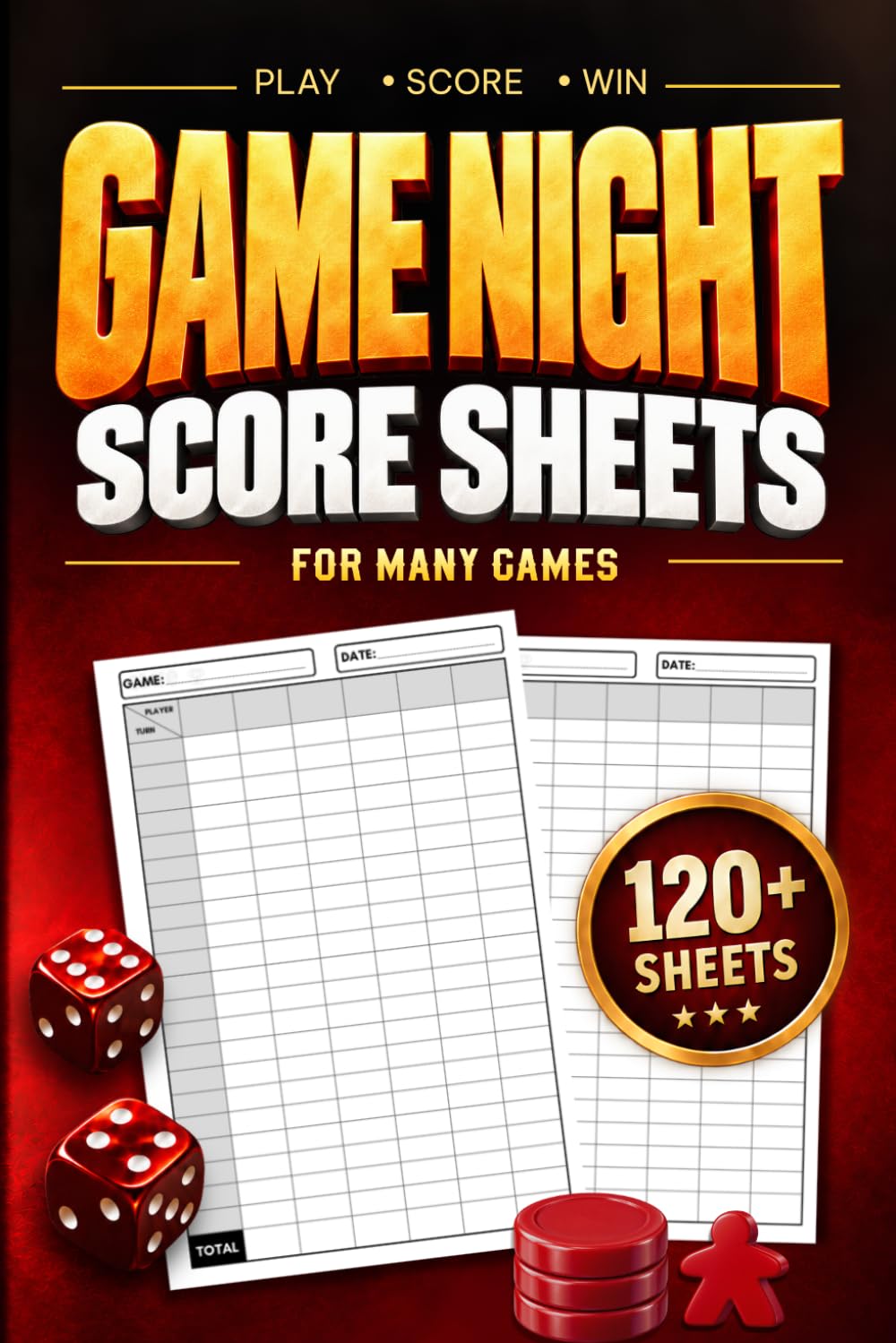Game Night Score Sheets: Easy-to-Use Scorekeeping Pages for Cards, Dice, Board Games, Family Gatherings, Parties, and Friendly Competition baixar o livro de graça