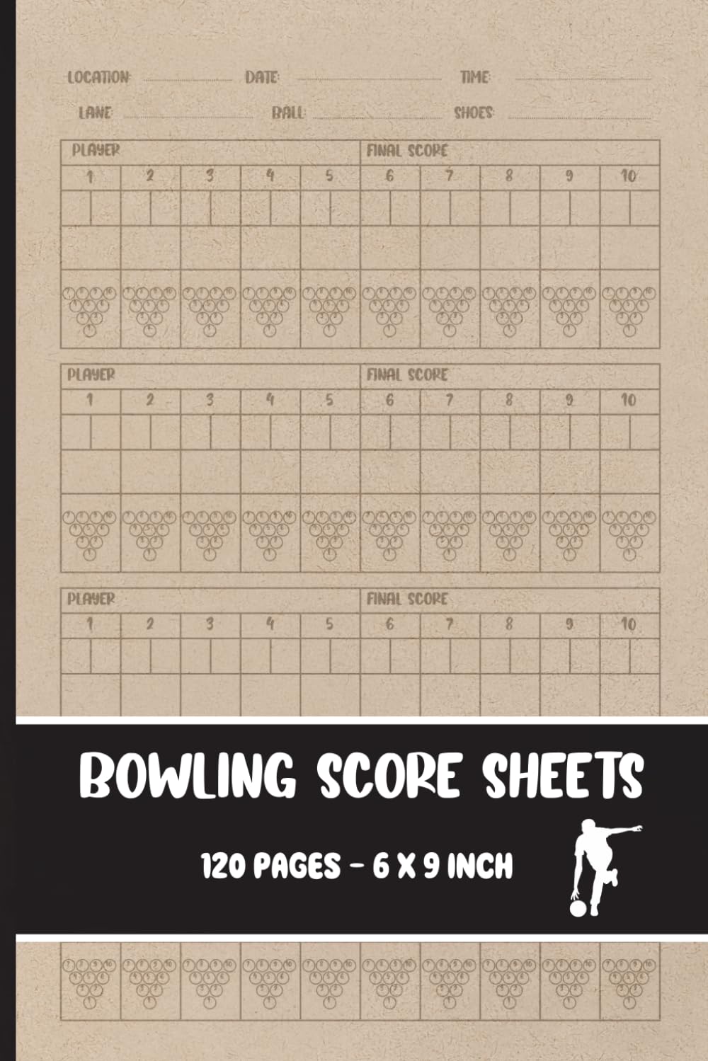 Bowling Score Sheets: Keep Track of Your Bowling Games, with 6 x 9" inches baixar o livro de graça