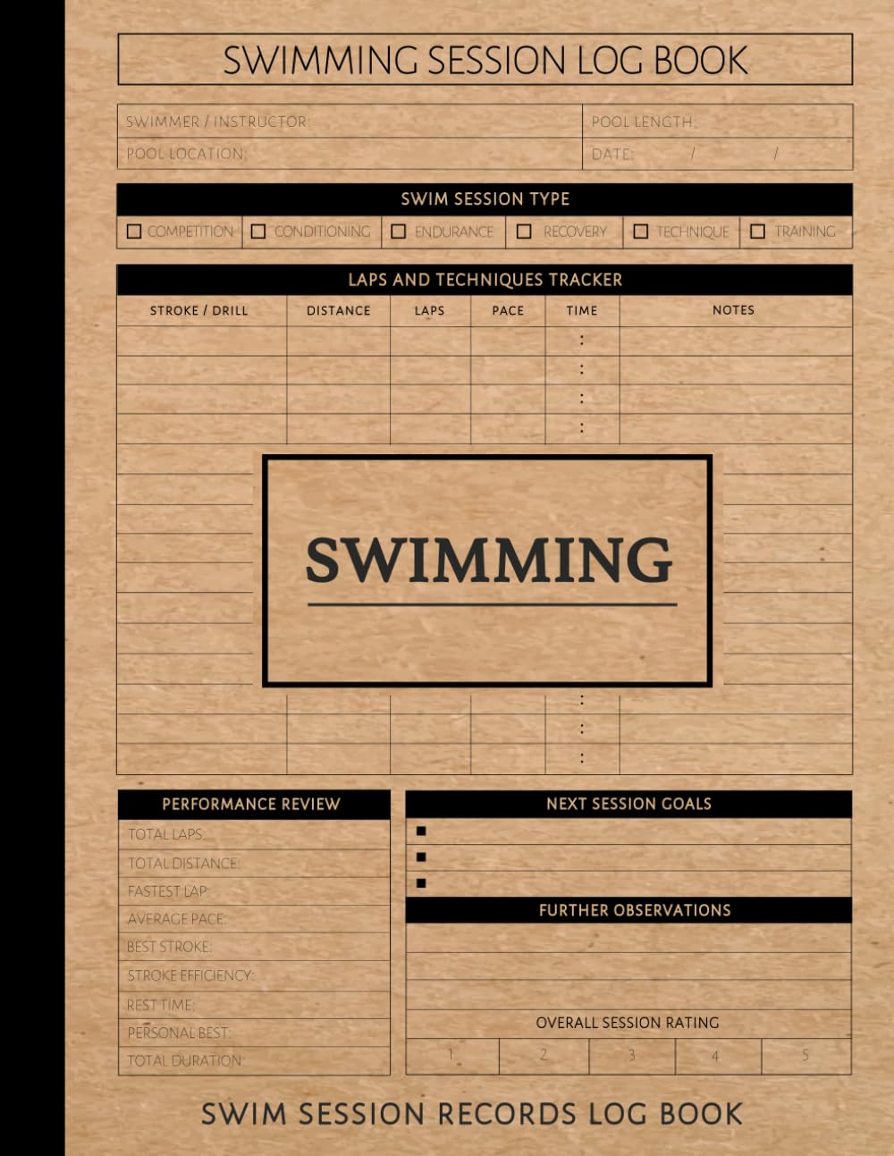 capítulo por capítulo baixar Swim Session Record Log Book: Swimming Journal. Track Every Stroke. Ideal for Swimmers, Instructors, and Watersports Enthusiasts