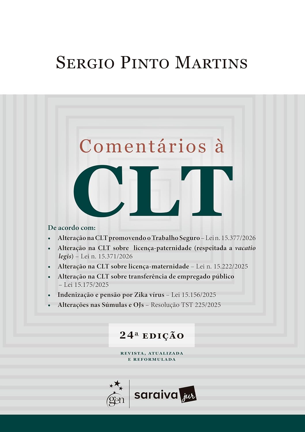 Comentários À Clt - 24ª Edição 2026 baixar o livro de graça