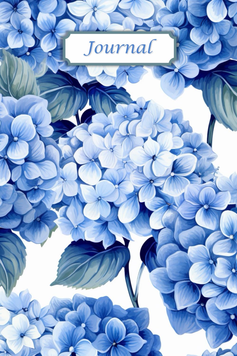 Hydrangea Collection: Light Blue Flower Blossoms Journal: 100 Blank Lined Pages | 6x9 inches | Personalized First Page | Boutique Gift baixar livro de graça