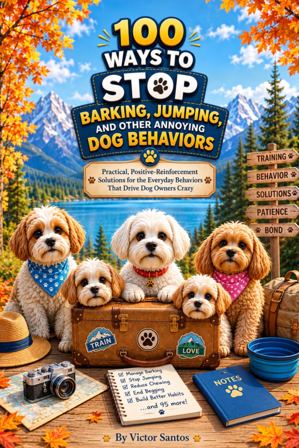 ler totalmente 100 Ways to Stop Barking, Jumping, and Other Annoying Dog Behaviors: Practical, Positive-Reinforcement Solutions for the Everyday Behaviors That Drive Dog Owners Crazy