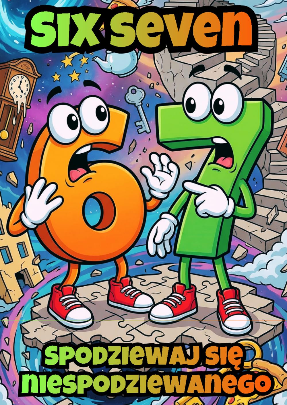 capítulo por capítulo baixar SIX SEVEN 67: Spodziewaj się niespodziewanego: 51 szalonych ilustracji do kolorowania dla dzieci 6–12 lat (Polish Edition)