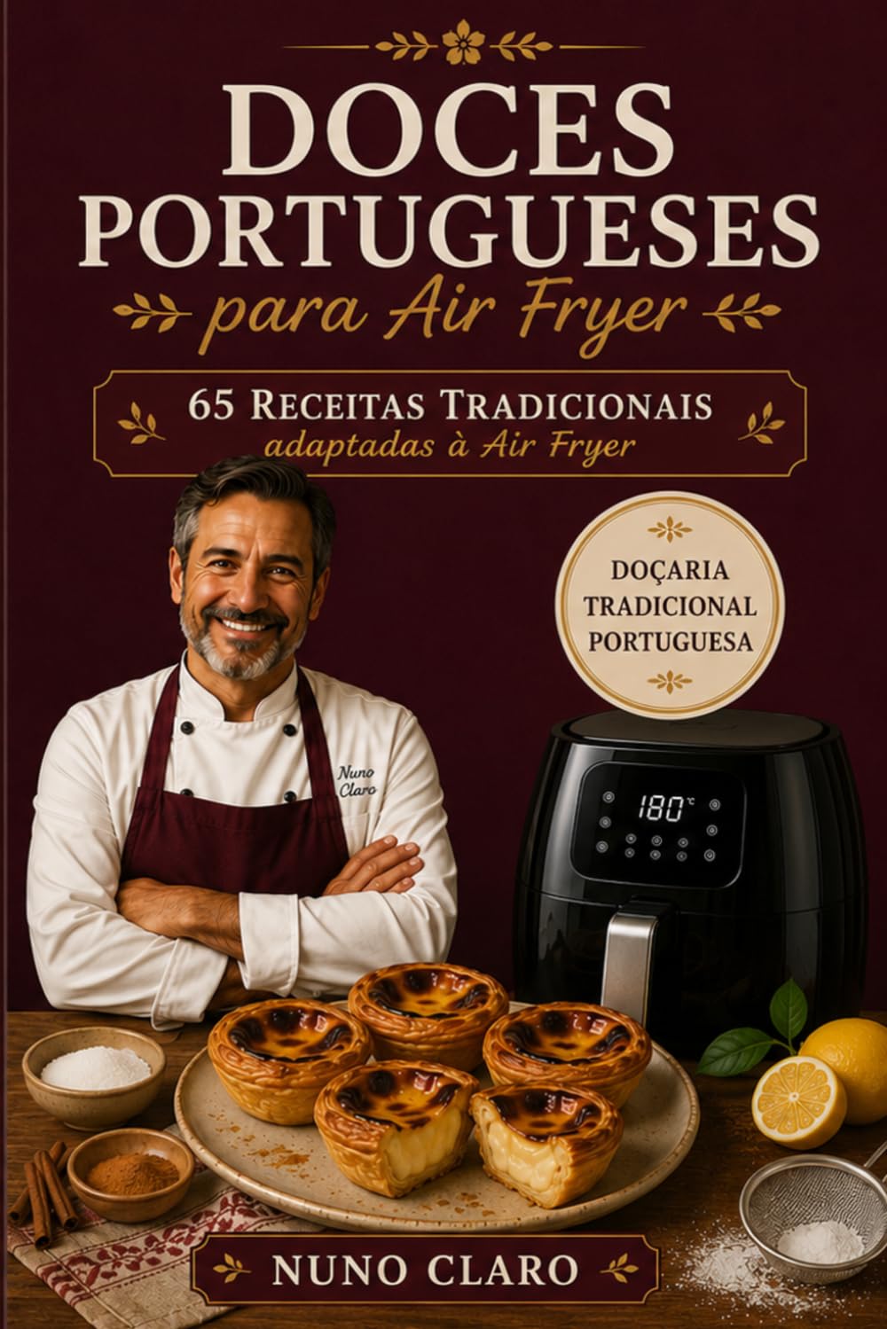 capítulo por capítulo baixar Doces Portugueses para Air Fryer: 65 Receitas Tradicionais Adaptadas à Air Fryer (Sabores de Portugal na Air Fryer) (Portuguese Edition)